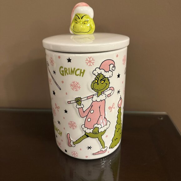 DR. SEUSS HOW THE GRINCH STOLE CHRISTMAS 2025 CARVED ROAST BEAST COOKIE JAR NEW - Picture 2 of 7